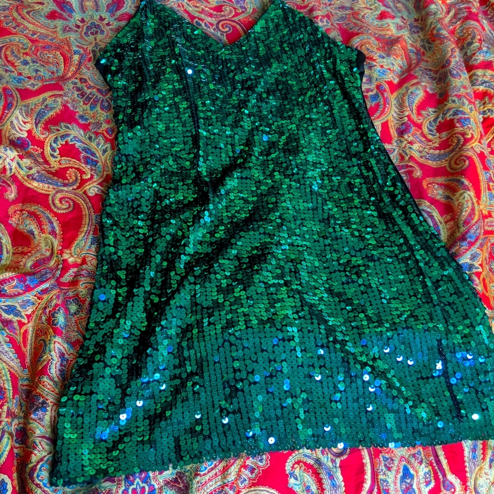 Sequined Cocktail Dress